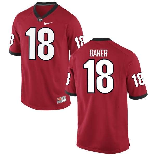 Men's Georgia Bulldogs #18 Deandre Baker Red Game College NCAA Football Jersey YAE20M7F