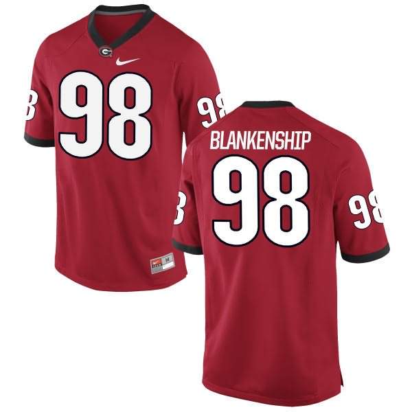 Men's Georgia Bulldogs #98 Rodrigo Blankenship Red Limited College NCAA Football Jersey ILN40M3U