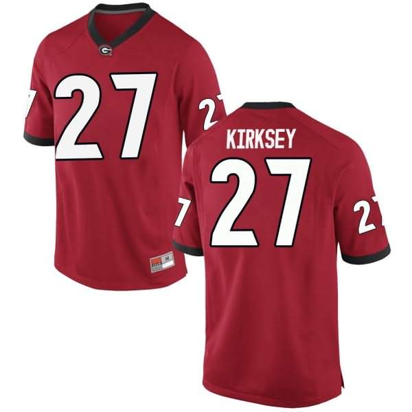 Youth Georgia Bulldogs #27 Austin Kirksey Red Game College NCAA Football Jersey FSX11M4R