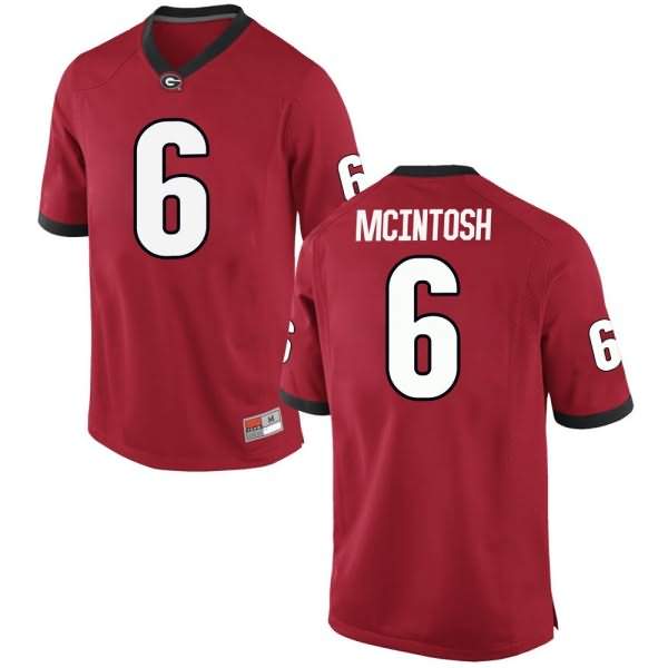 Youth Georgia Bulldogs #6 Kenny McIntosh Red Game College NCAA Football Jersey WHM28M5K